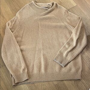 Vineyard Vines Men's Tan Crewneck Sweater